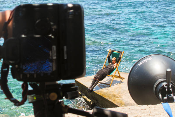 Fashion shooting in Italy, Equipment rent and production services in Capri