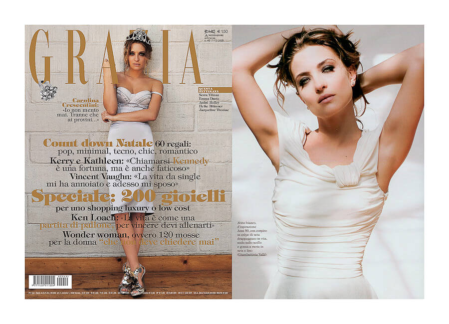 Grazia Magazine Best Photo production in Italy